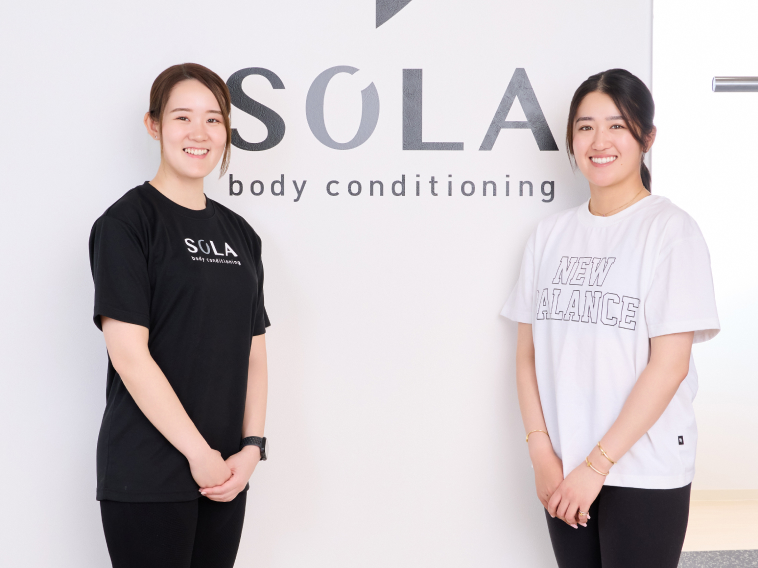 稲見選手とトレーナーの写真